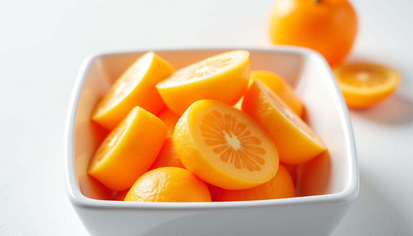 Ananas Victoria coupé en rondelles sur une assiette blanche, prêt à être dégusté