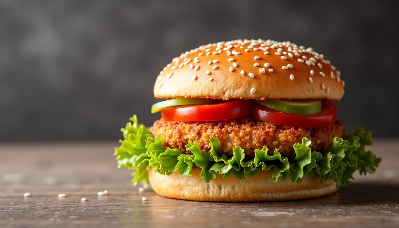 Burger végétarien au katsu d