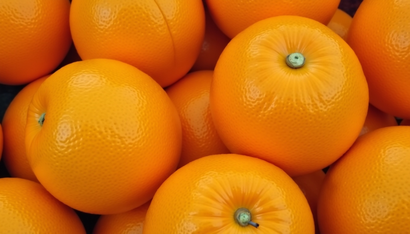 Oranges non traitées vendues sur un étal de marché local par un producteur