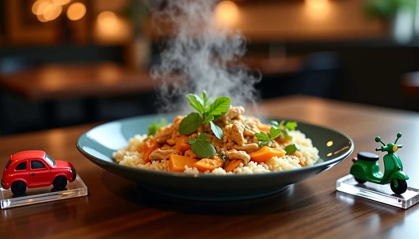 Comparaison des plateformes de livraison: Uber Eats et Deliveroo avec logos et temps de livraison estimé