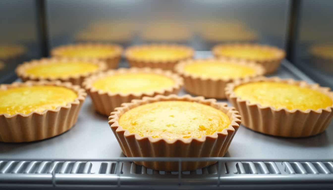 Parts de quiche sans pâte conservées dans des contenants hermétiques au réfrigérateur