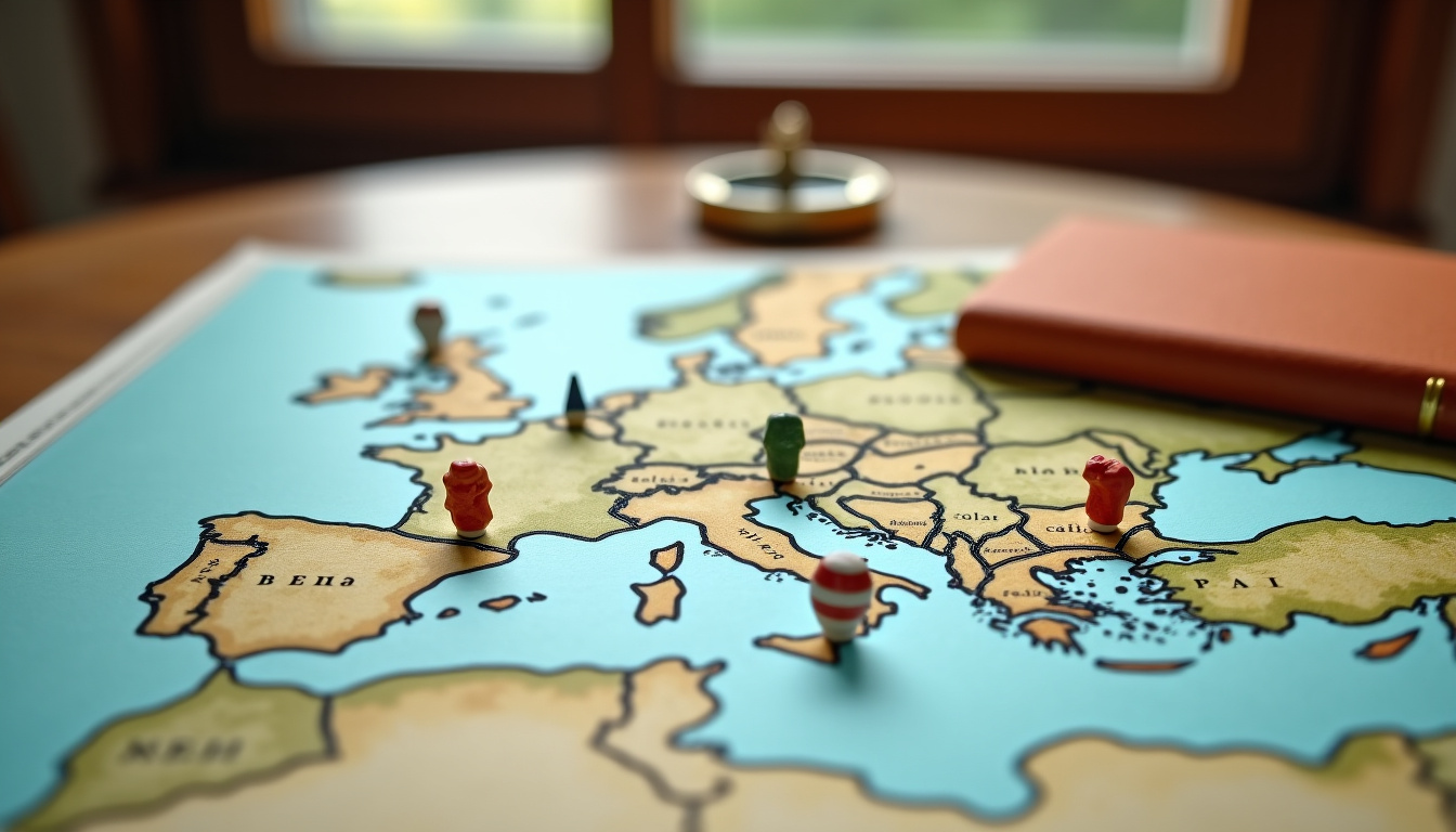 Carte des destinations européennes populaires en 2026: Portugal, Grèce, Croatie, Espagne, Albanie