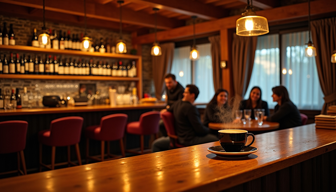 Intérieur du Bonjour Tokyo Bar à Komagome, ambiance chaleureuse et conviviale