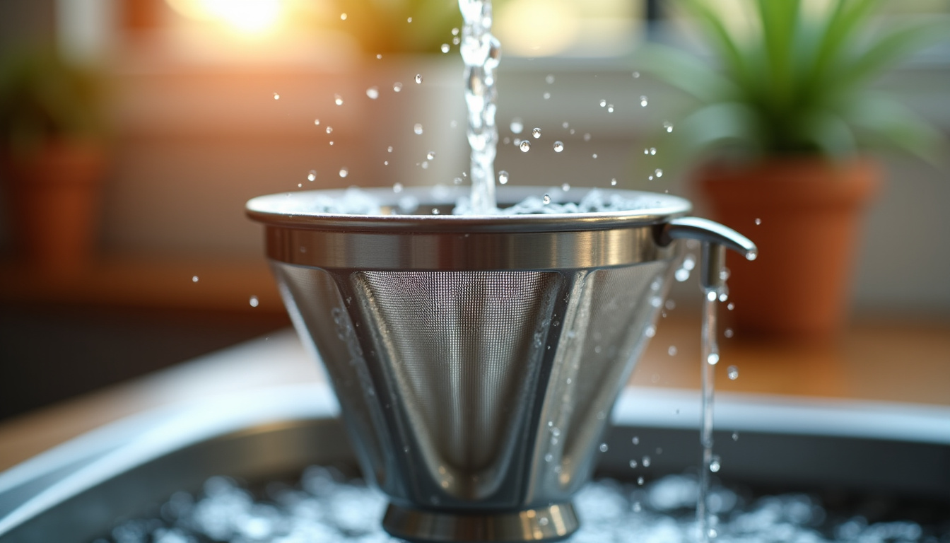 Nettoyage du filtre métallique d