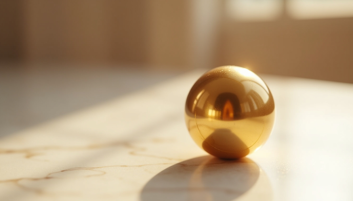 Chocolat Dubaï en forme de boule vendu chez Lidl, emballage doré et brillant