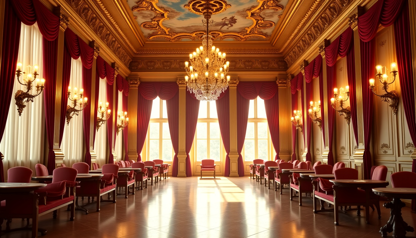 Intérieur du salon doré du Palais de l