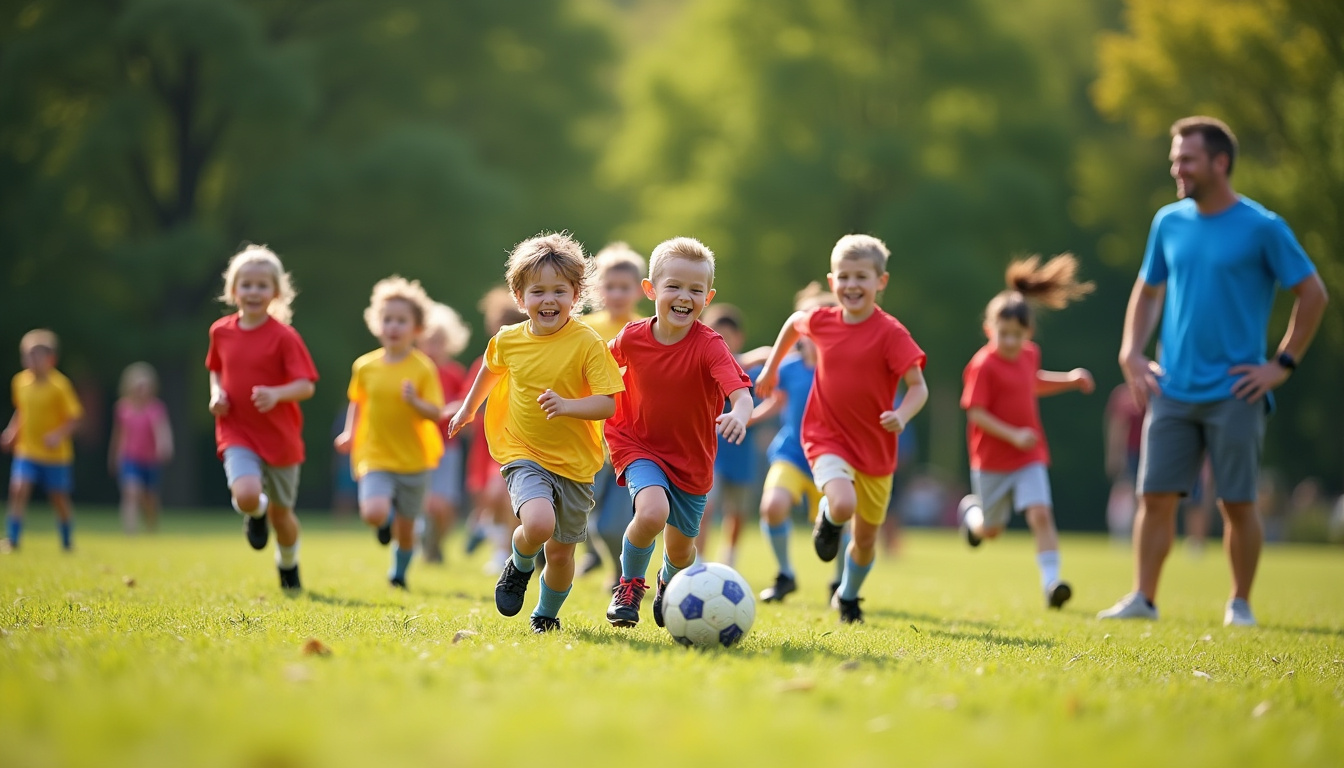 Enfants en train de s